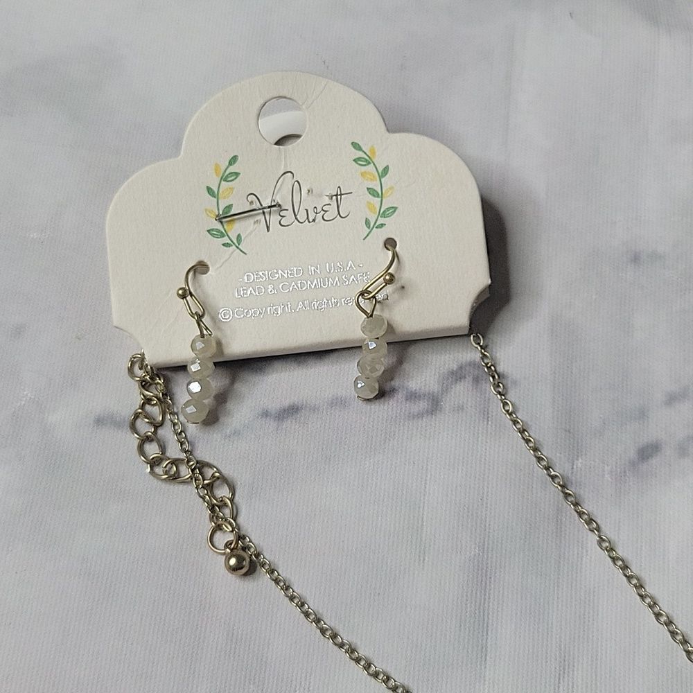 Velvet Leather Tassel Necklace - Picture 3 of 3
